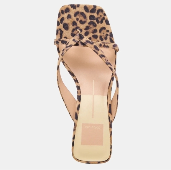 💛🔹️Dolce Vita 🔹️Brevel Heels Dk Leopard Printed Suede - Picture 4 of 5
